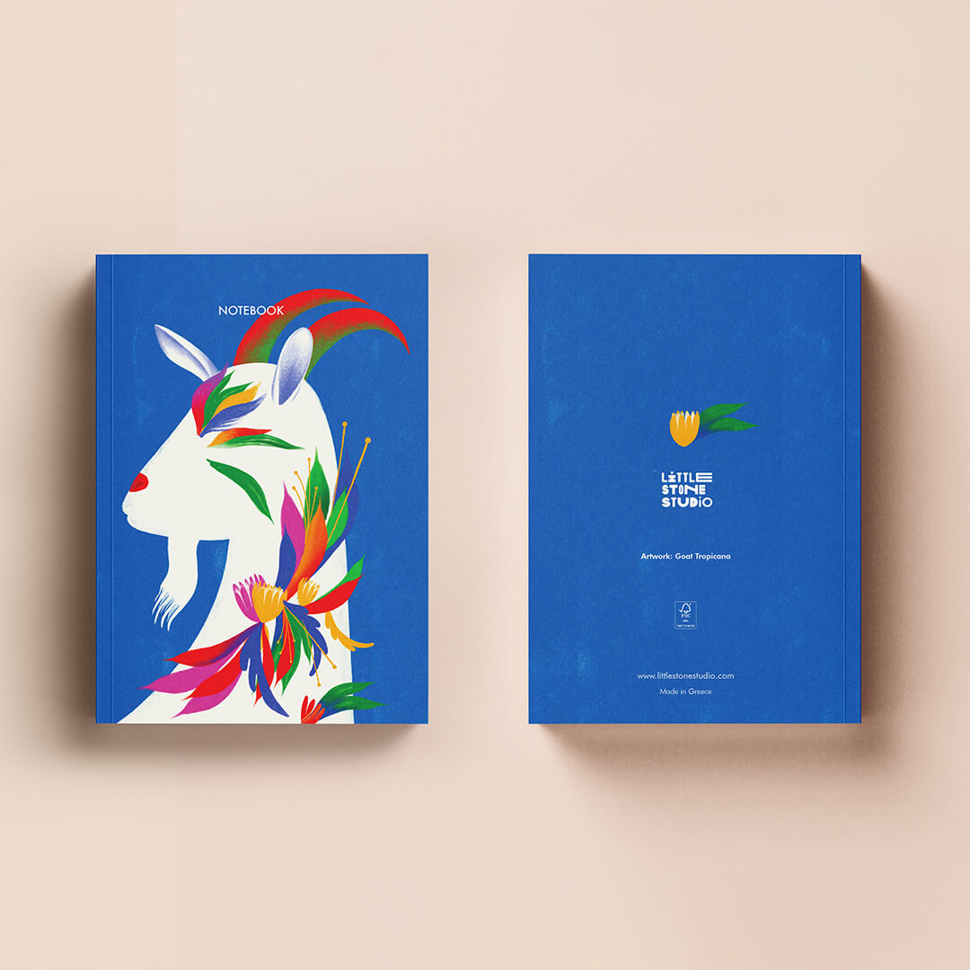 Goat Tropicana Notebook