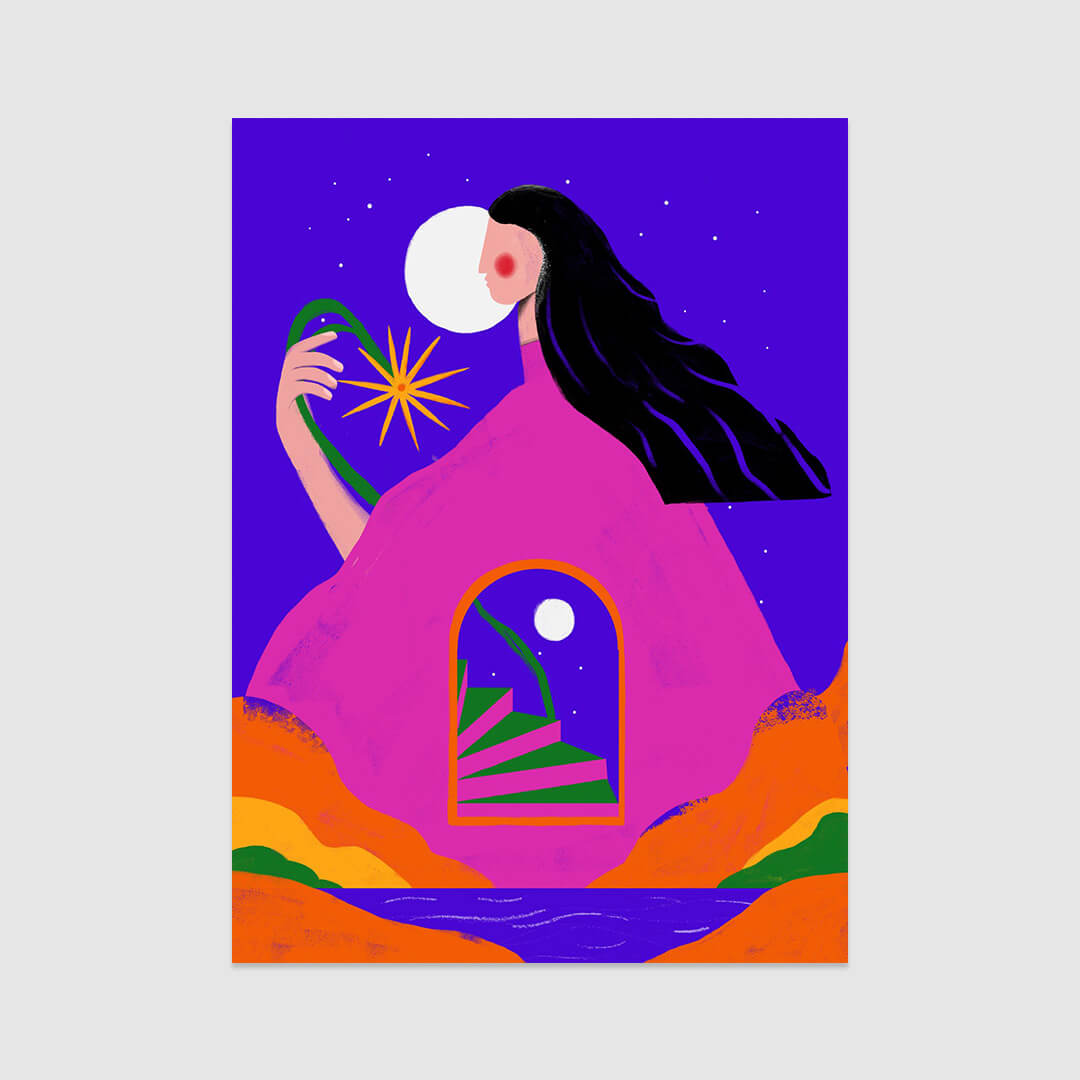 Universe’s Mirror Giclée Poster