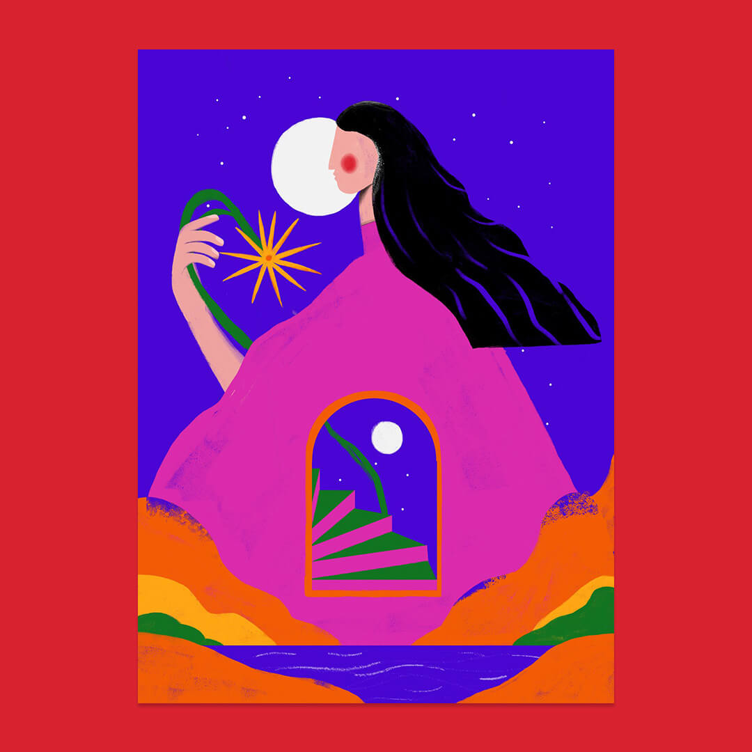 Universe’s Mirror Giclée Poster