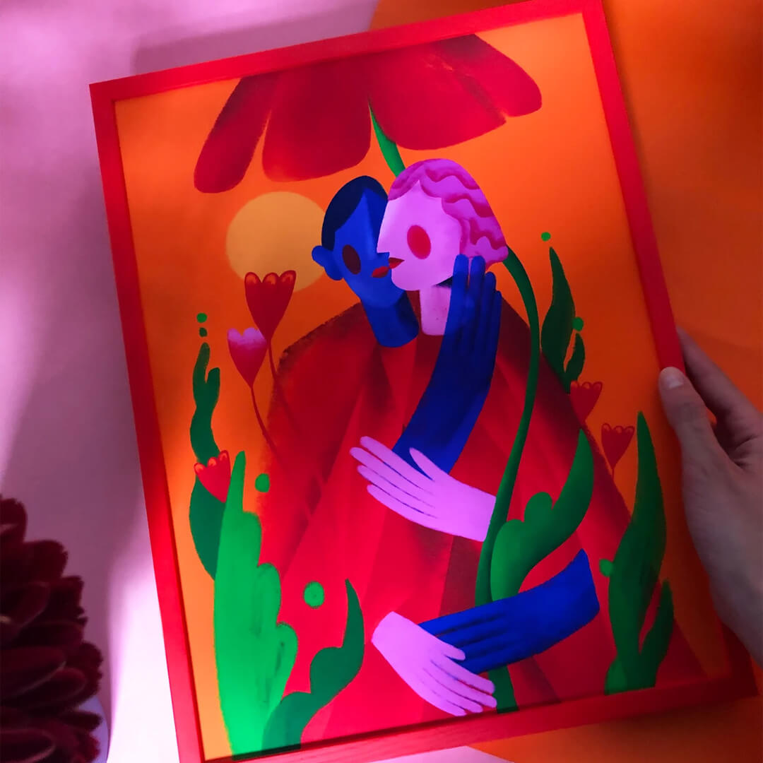 Cactus Love Poster
