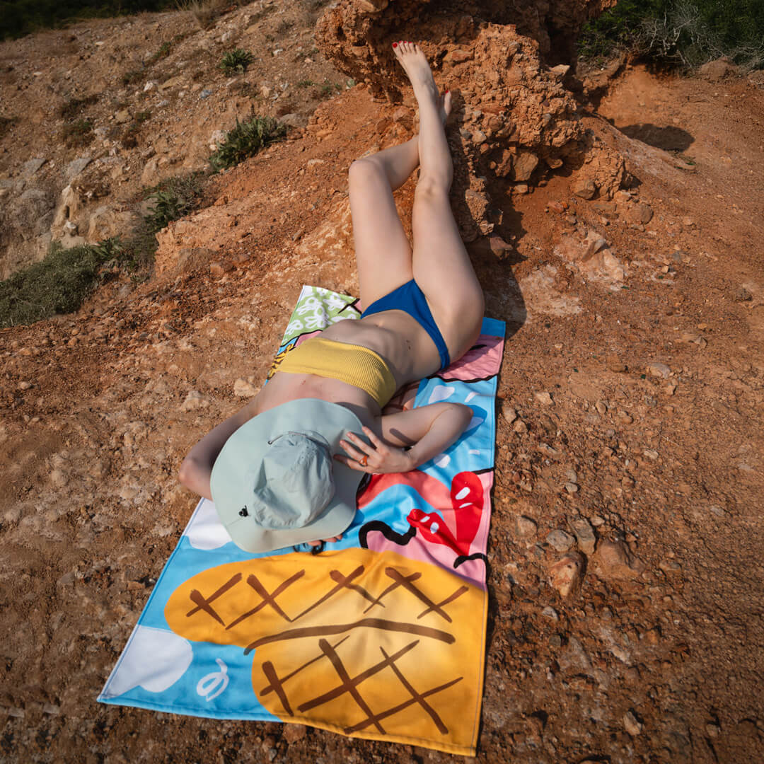 Lickaholic Beach Towel