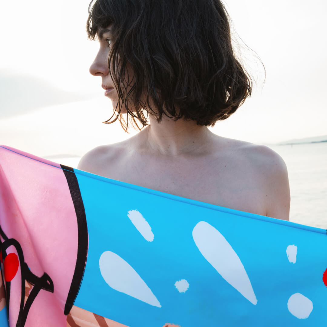 Lickaholic Beach Towel