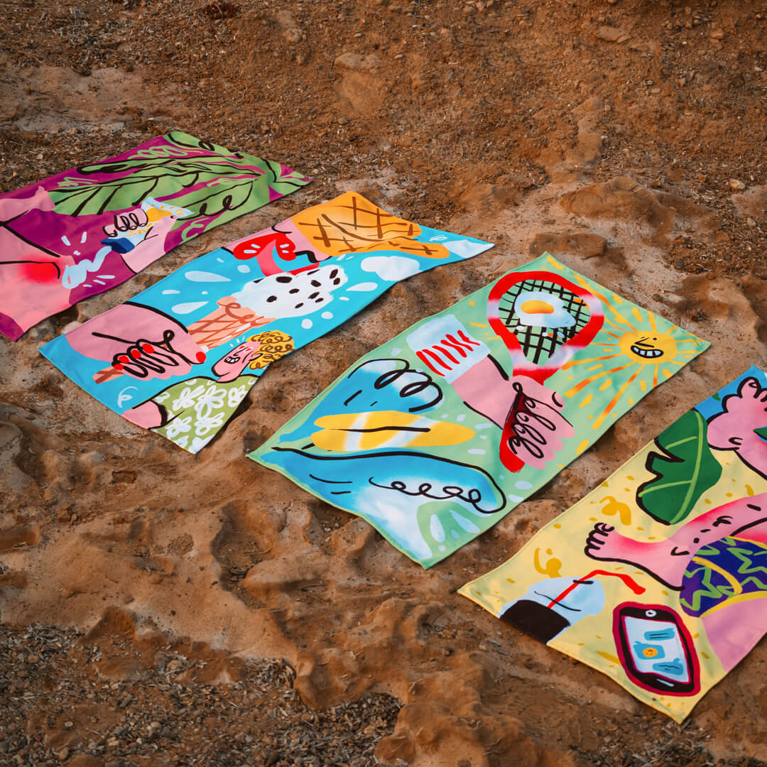 Lickaholic Beach Towel