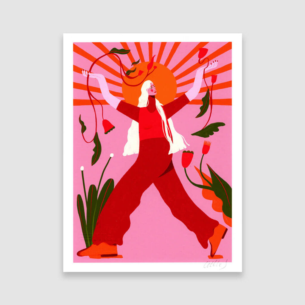 Goddess of Nature Giclée Poster