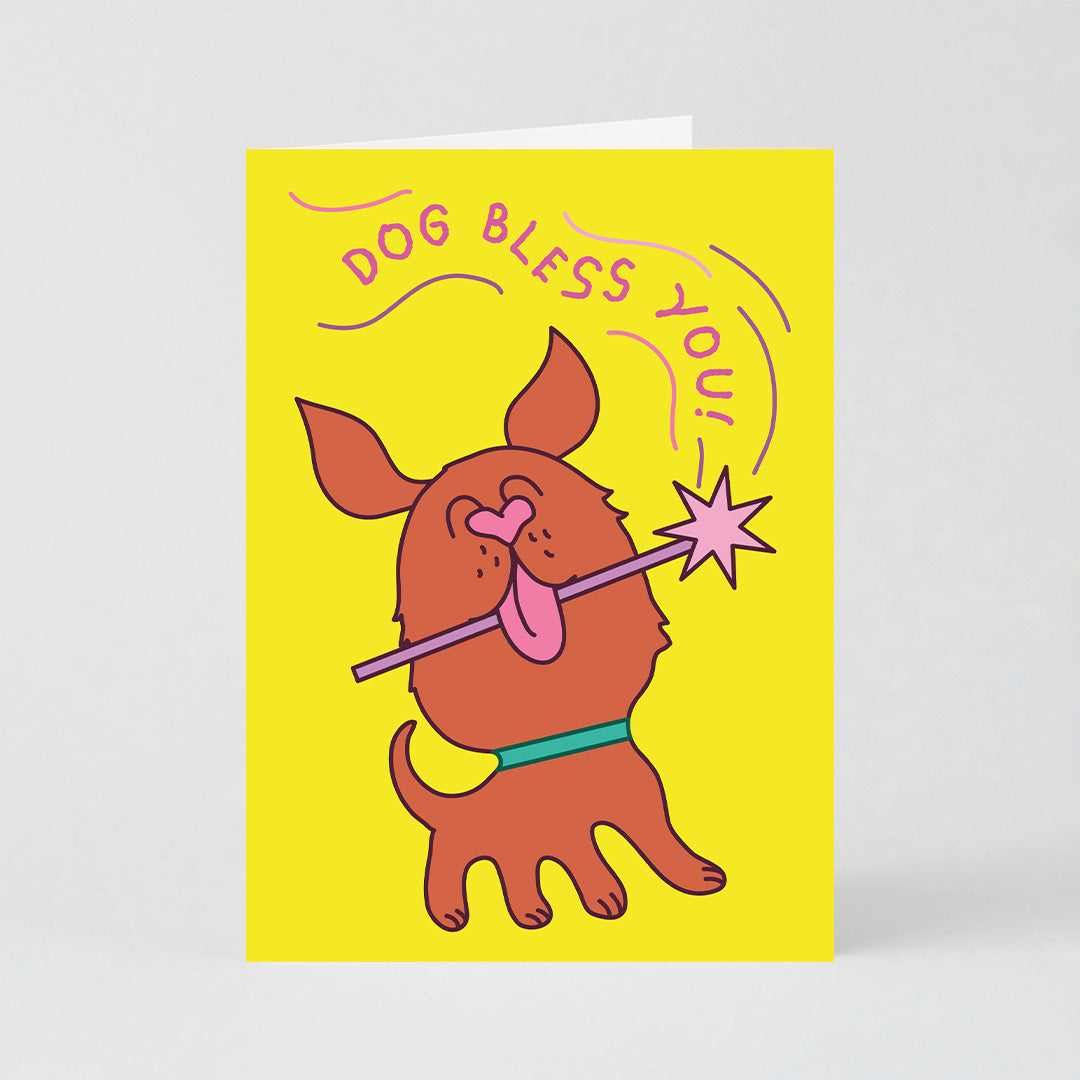 Dog Bless You Card