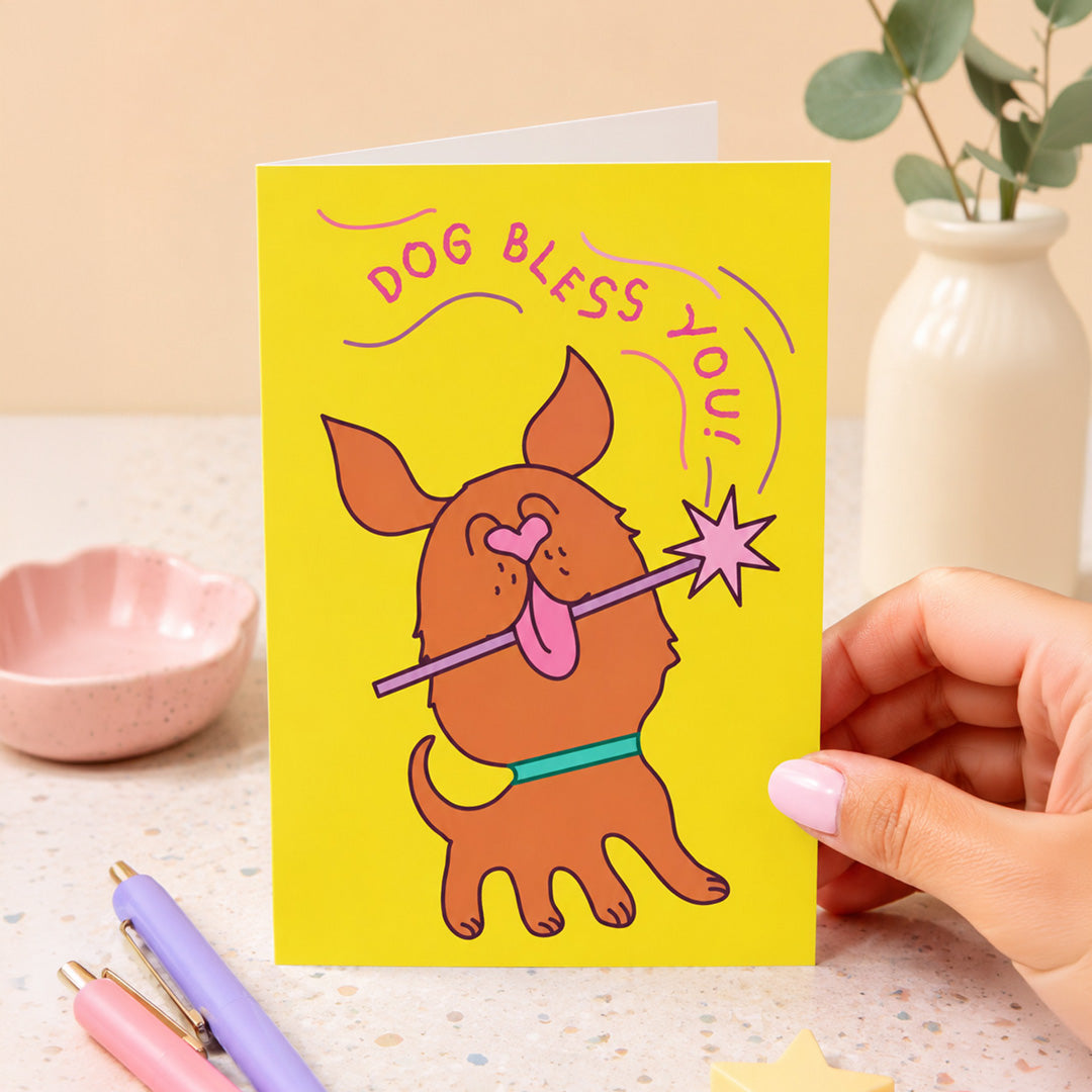 Dog Bless You Card
