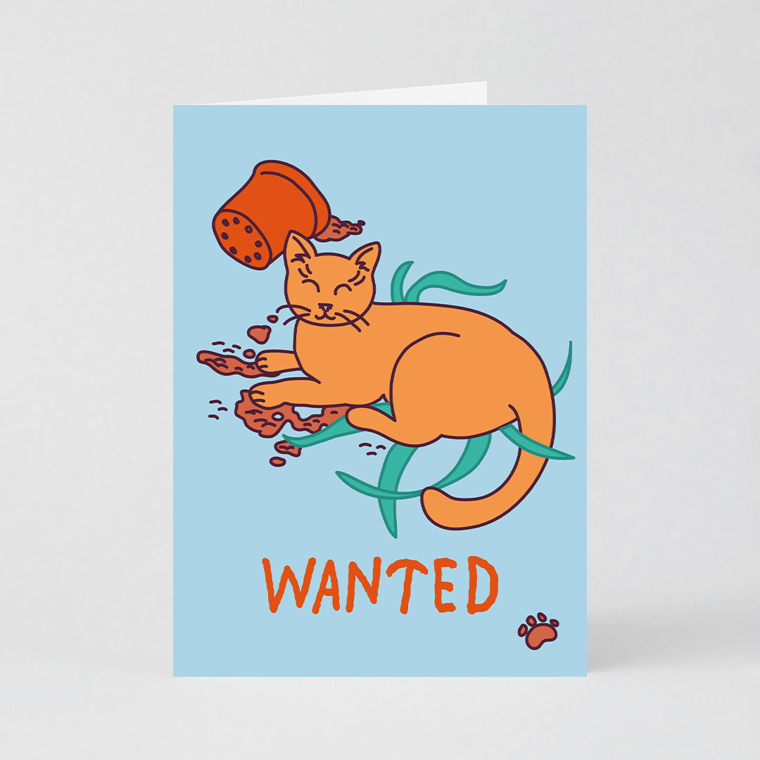 Wanted Cat Card