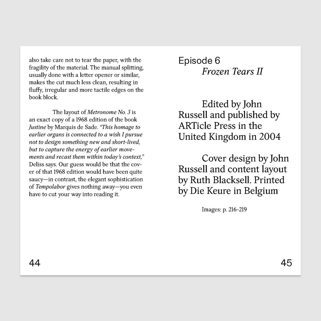 Notes on Book Design