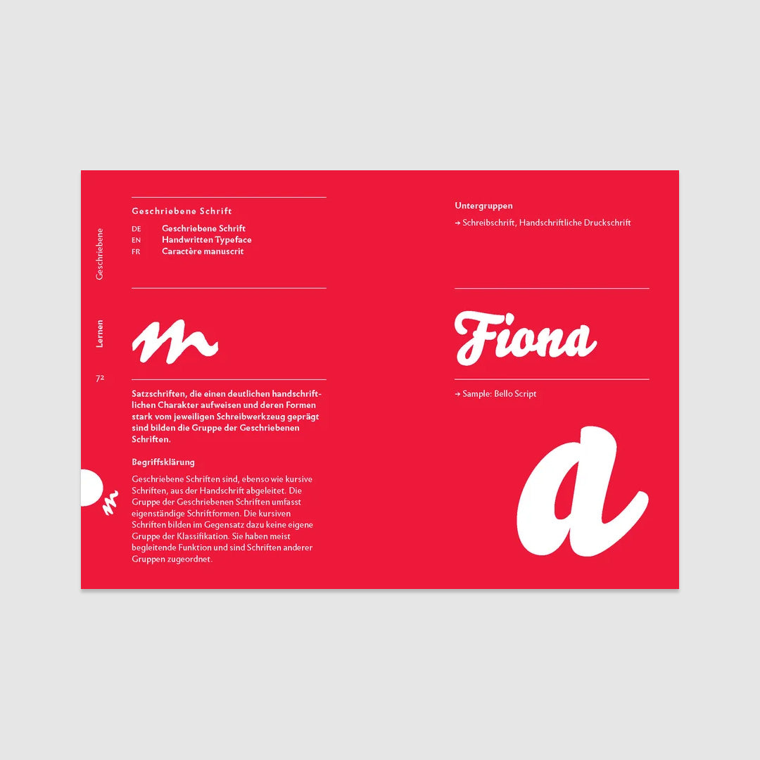The Quick Classification Guide for Typography