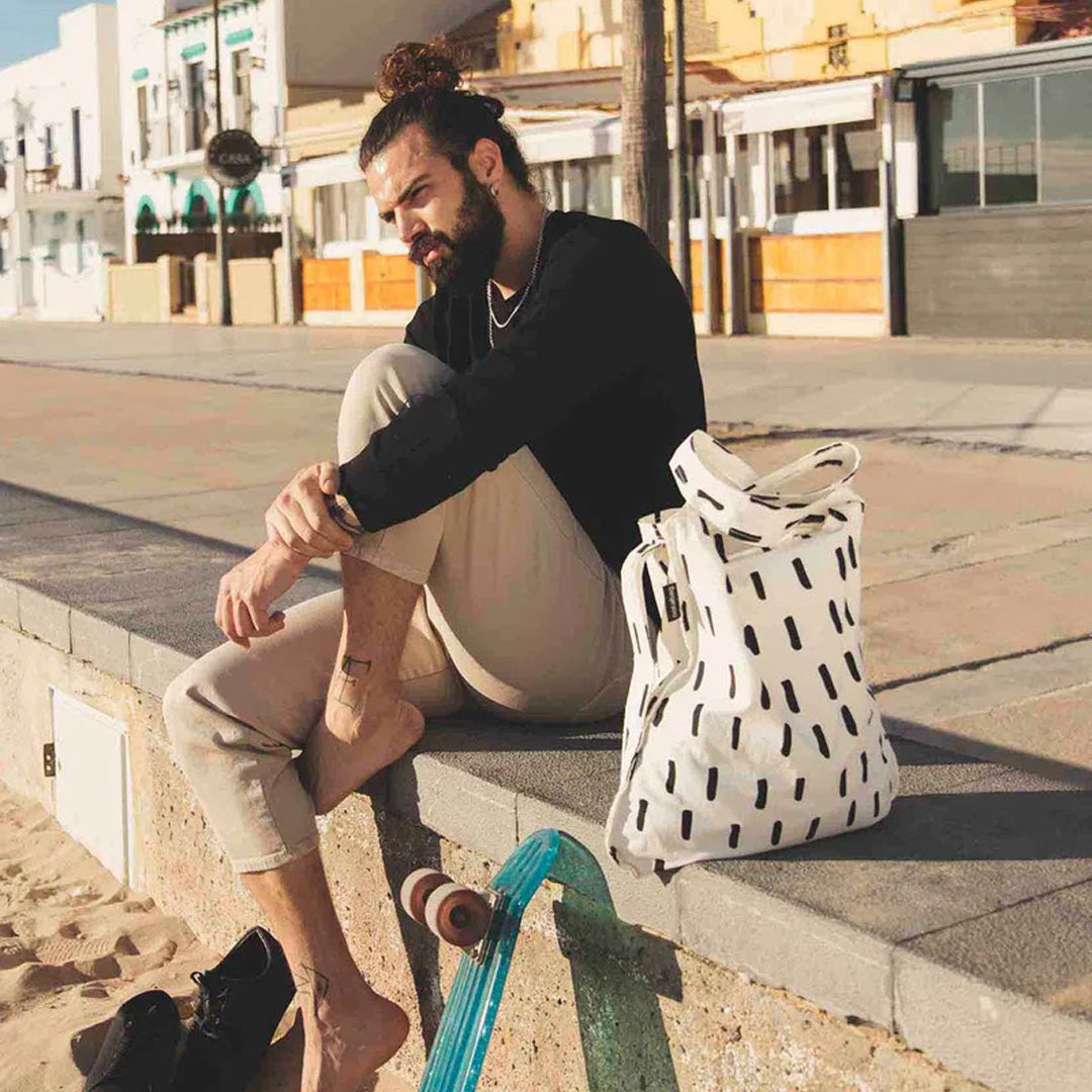 Notabag Original Black Brush Bag Backpack