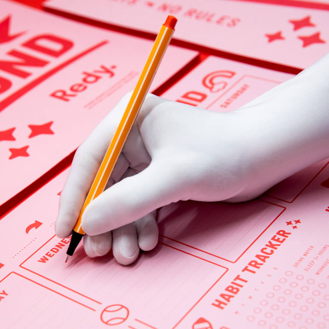 Weekly Playground Planner – Pink Red