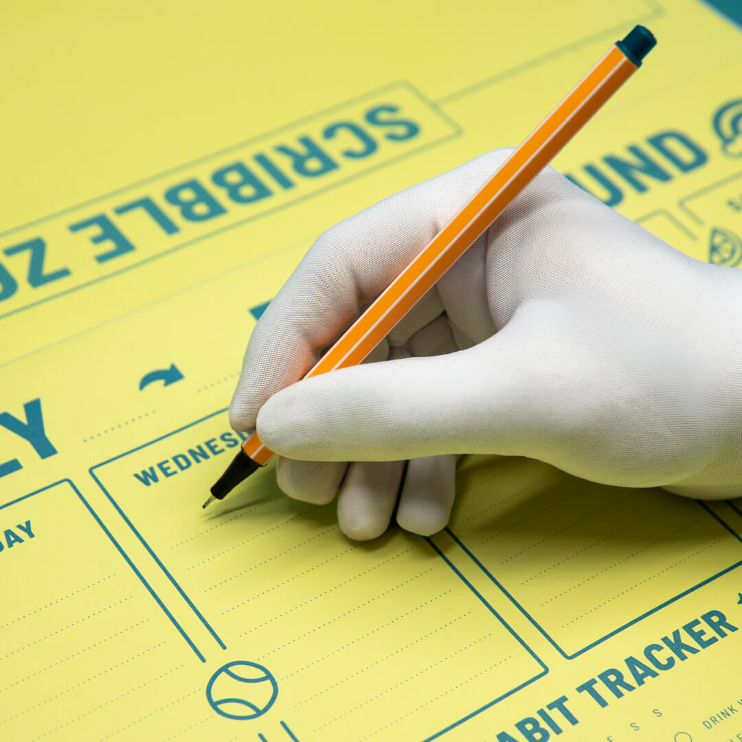 Weekly Playground Planner – Lime Yellow