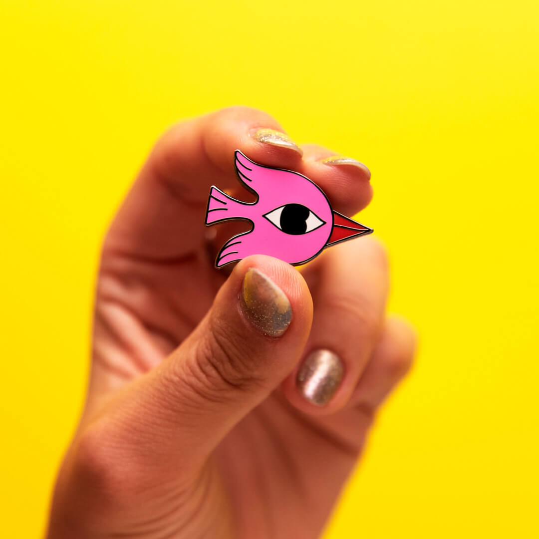 Birdy Enamel Pin
