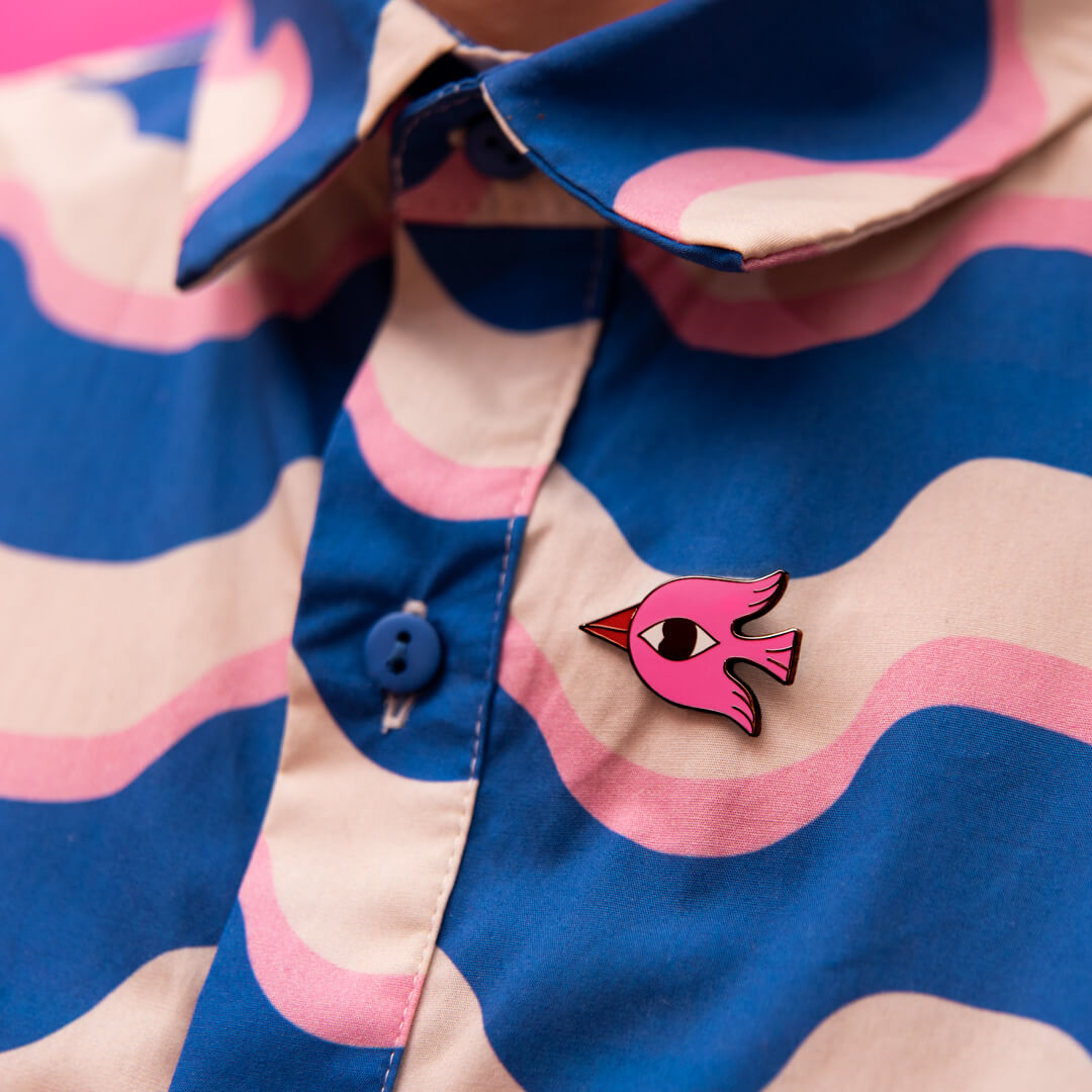 Birdy Enamel Pin