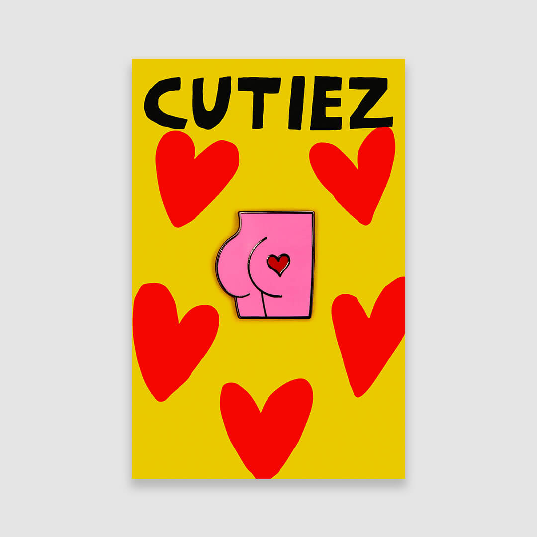 Cheeks Enamel Pin