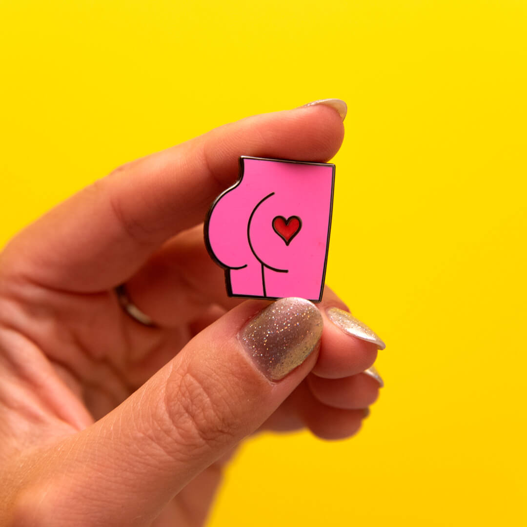 Cheeks Enamel Pin