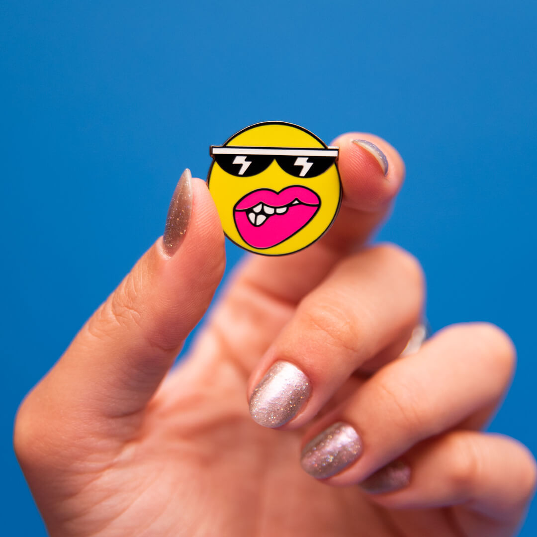 Flirty Enamel Pin