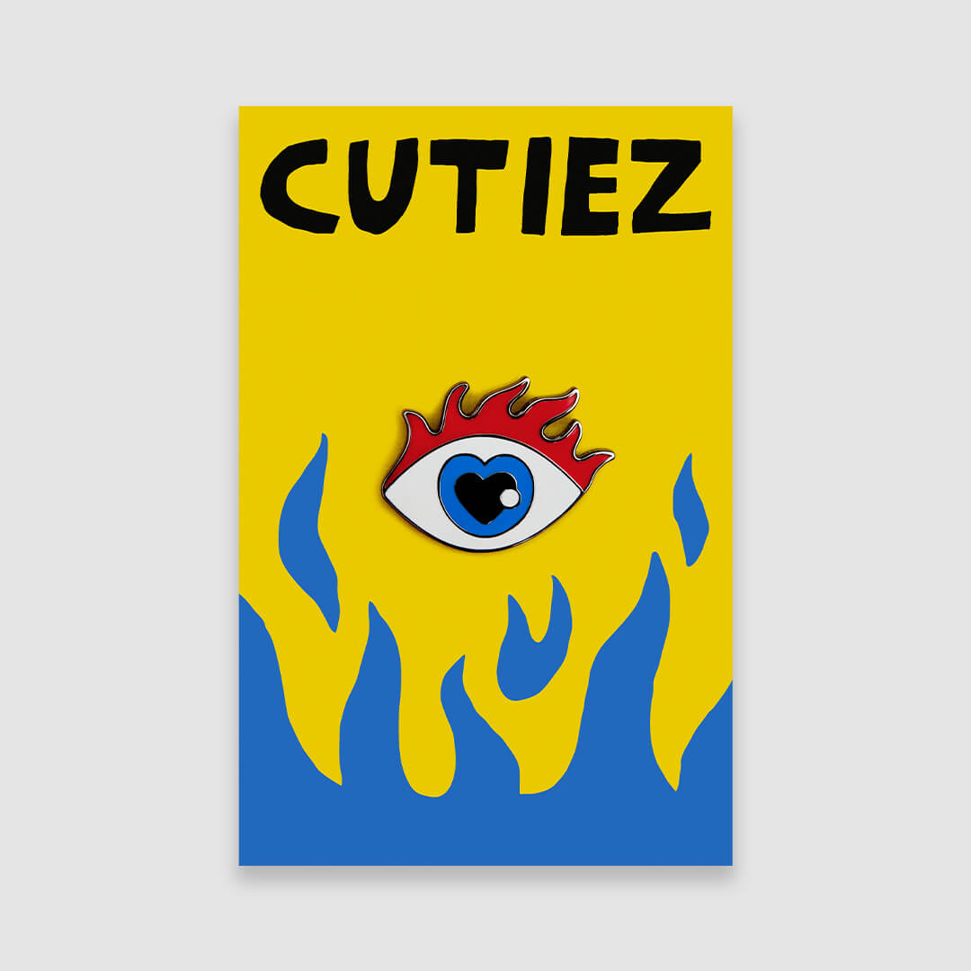 Love Eye Enamel Pin