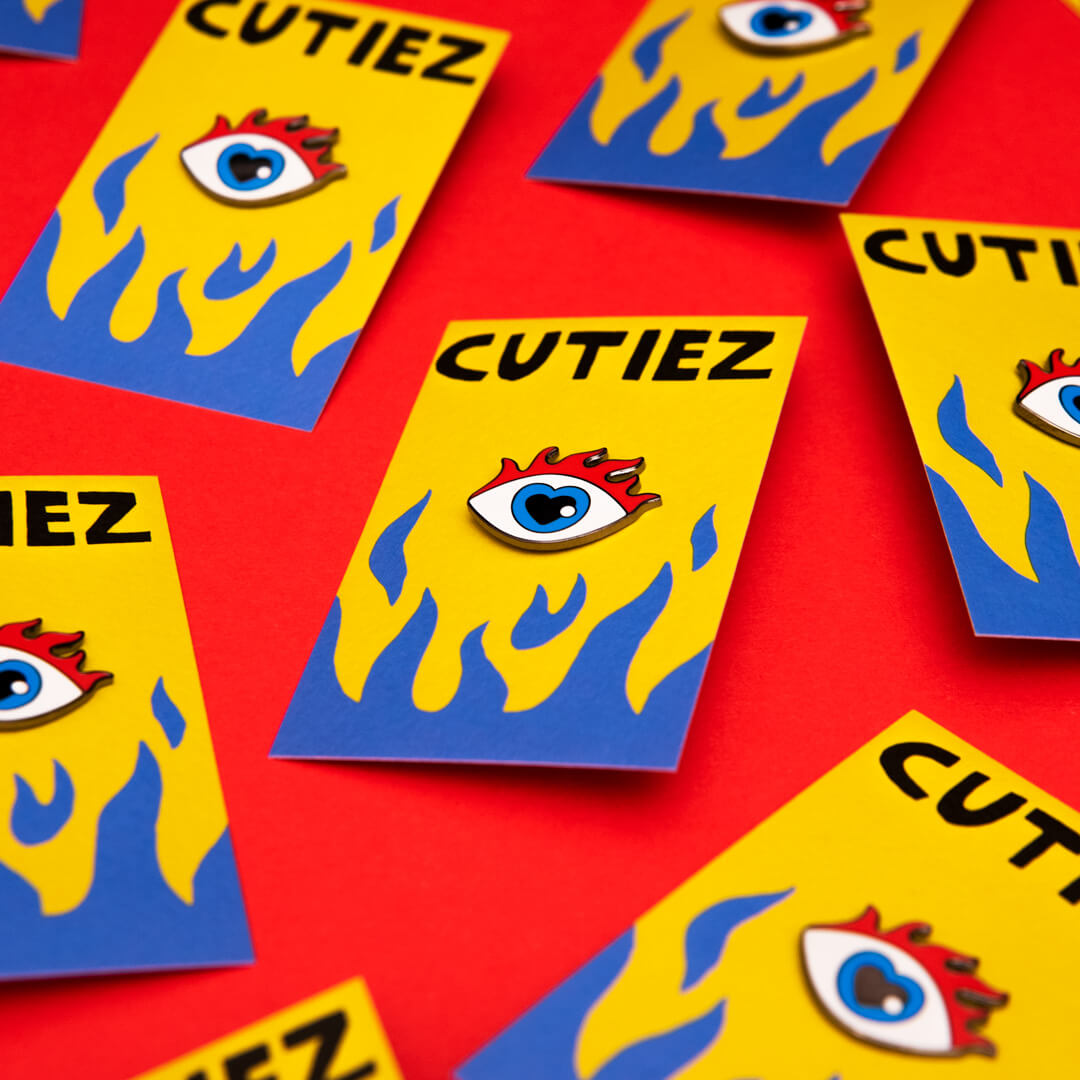 Love Eye Enamel Pin