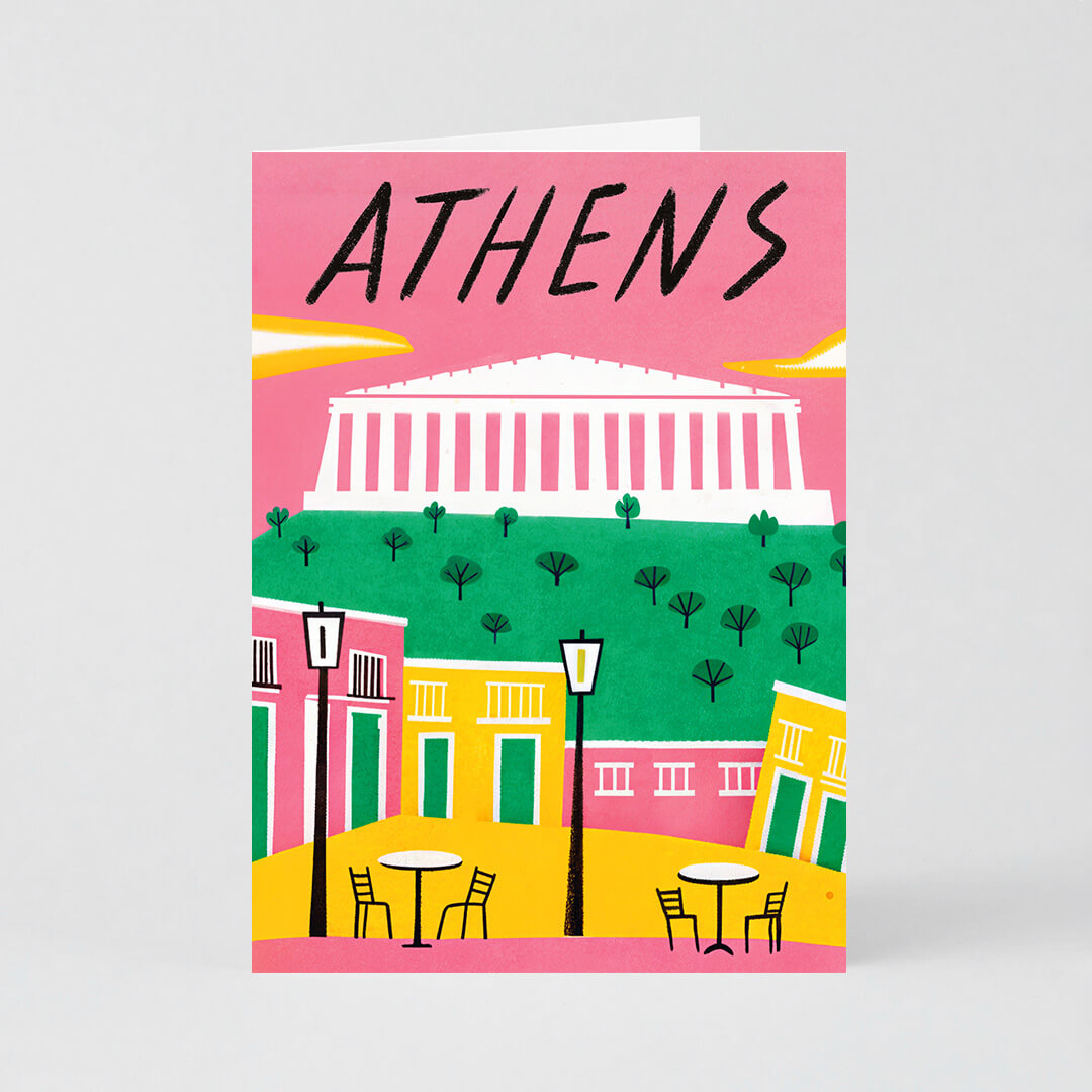 Pink Athens Card