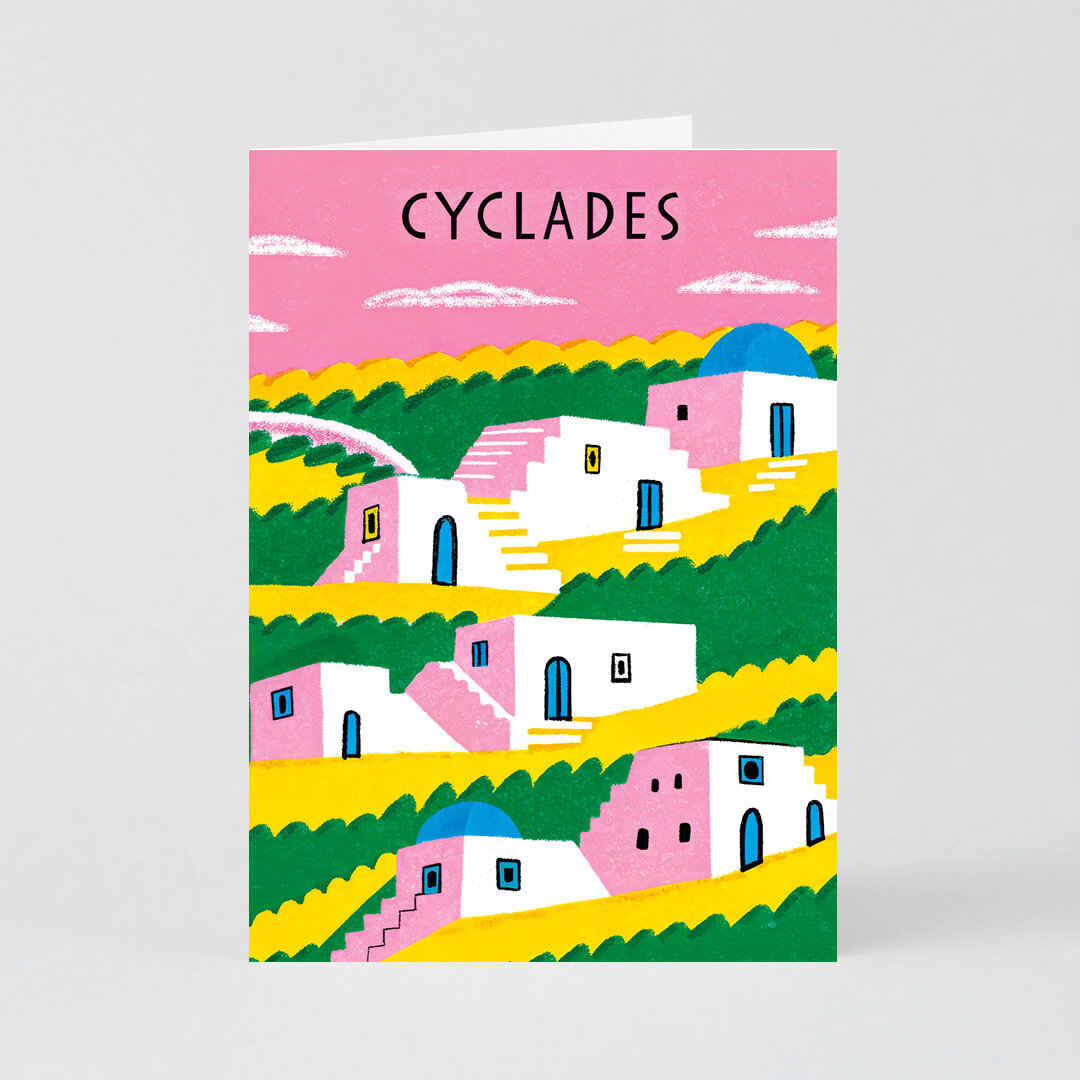Pastel Cyclades Card