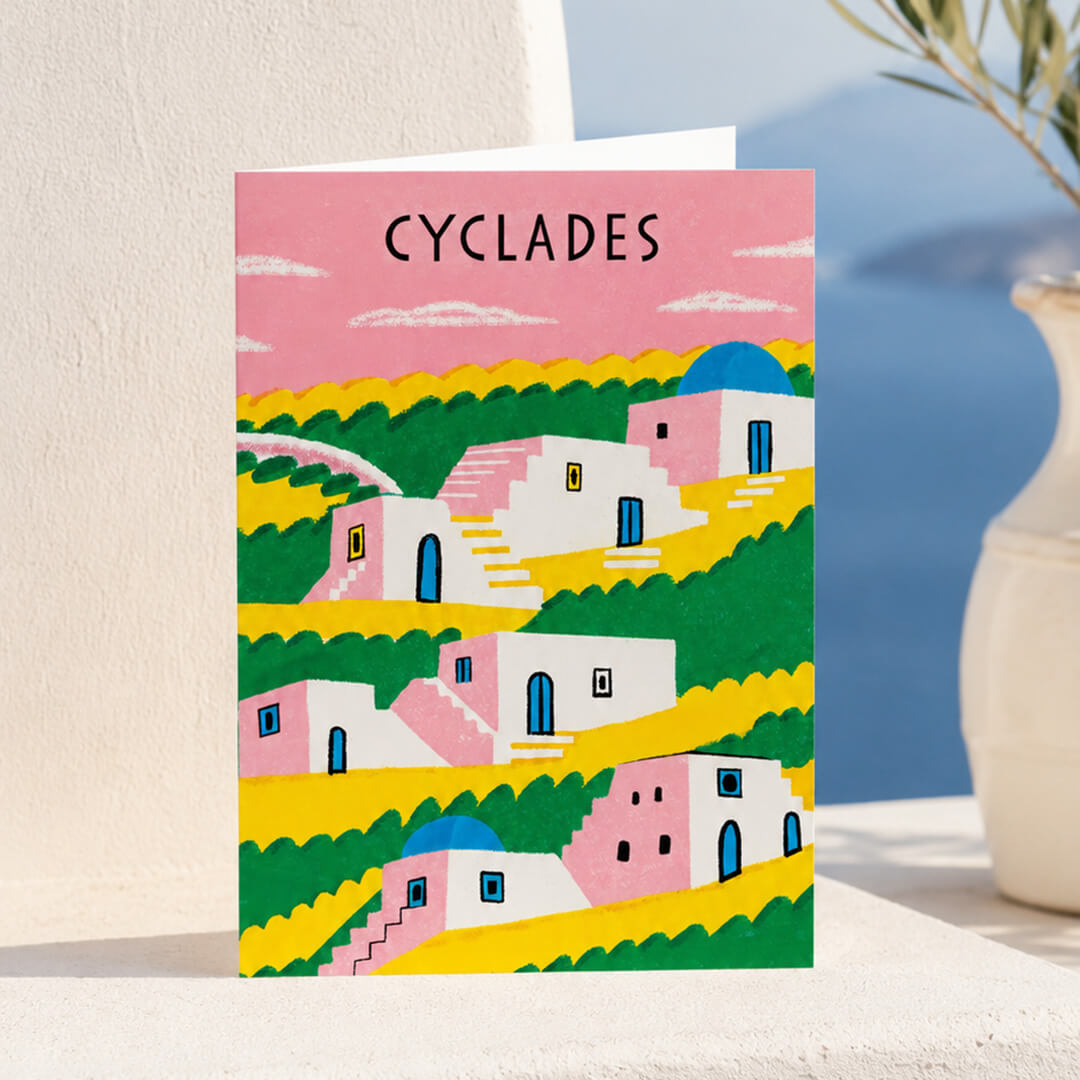 Pastel Cyclades Card