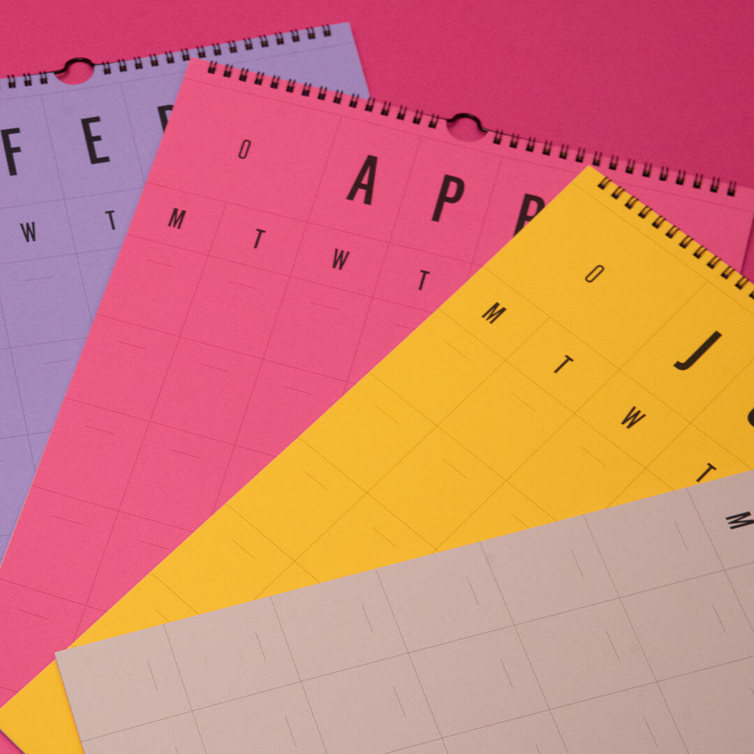 Undated Wall Calendar x Planner