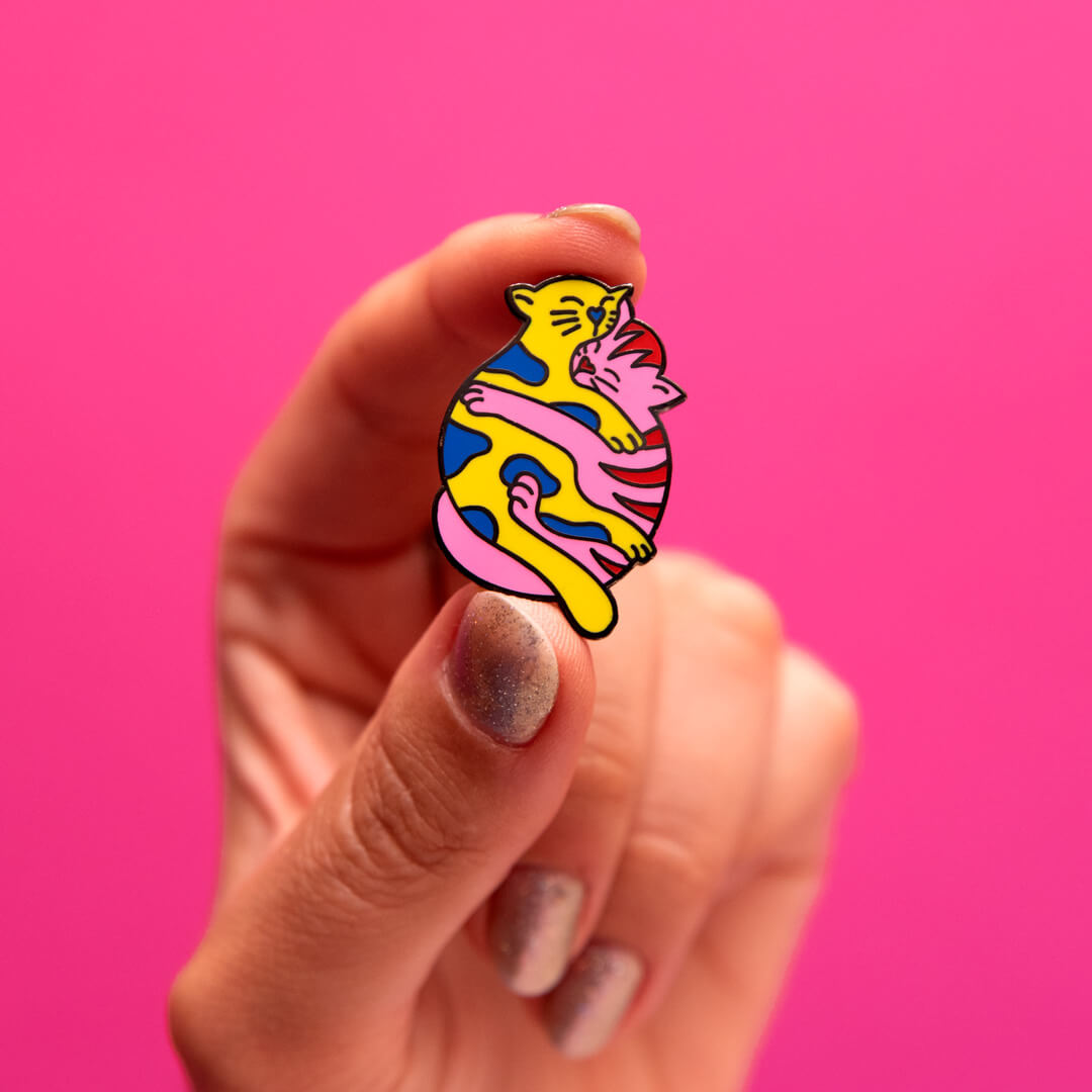 Kitties Enamel Pin