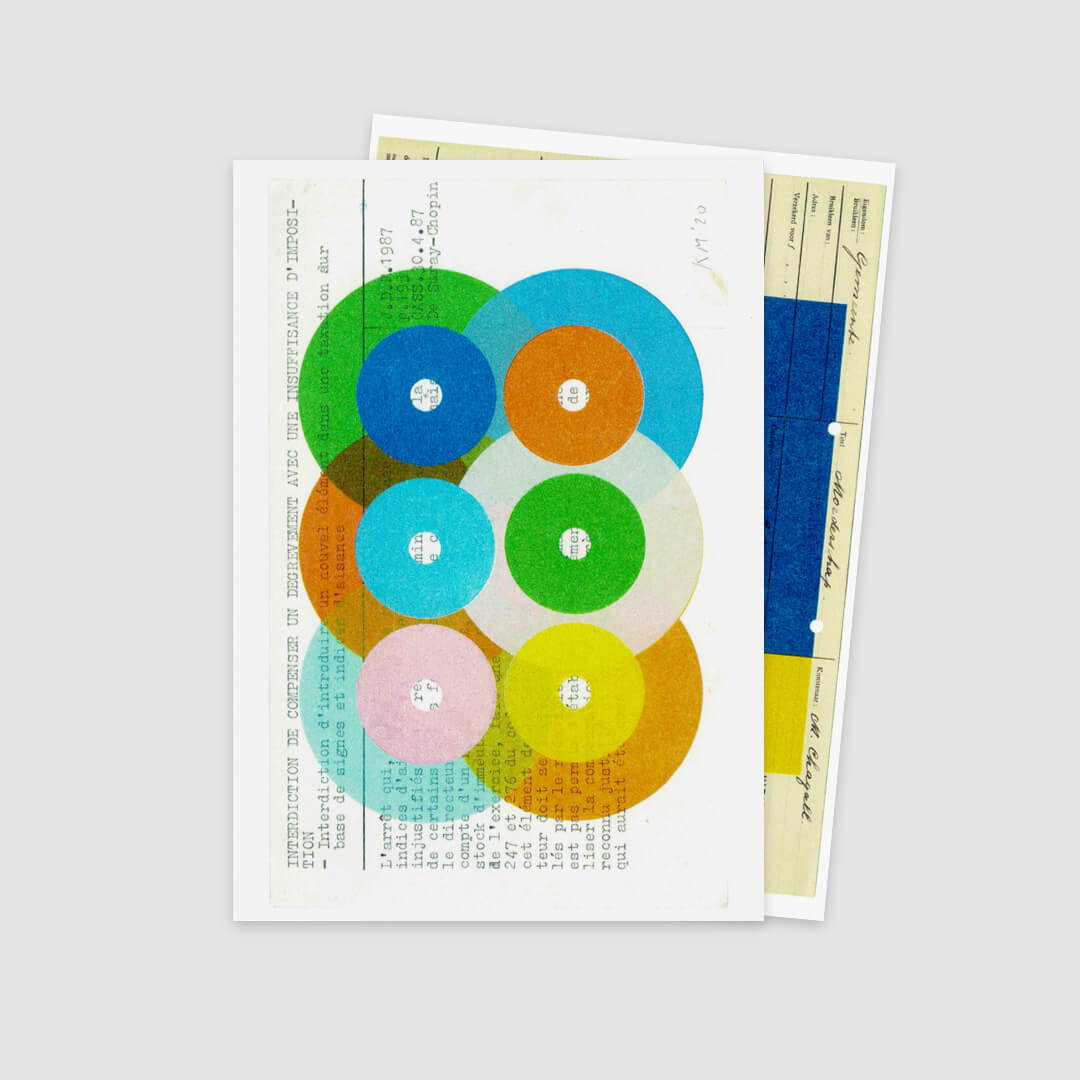 Karel Martens 12 Postcards Set