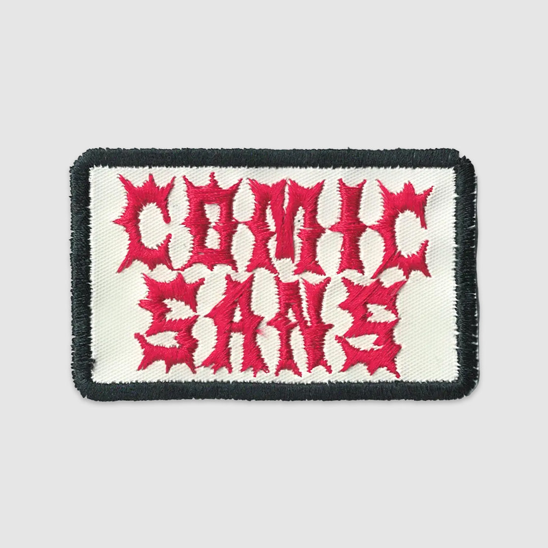 Comic Sans Embroidery Patch