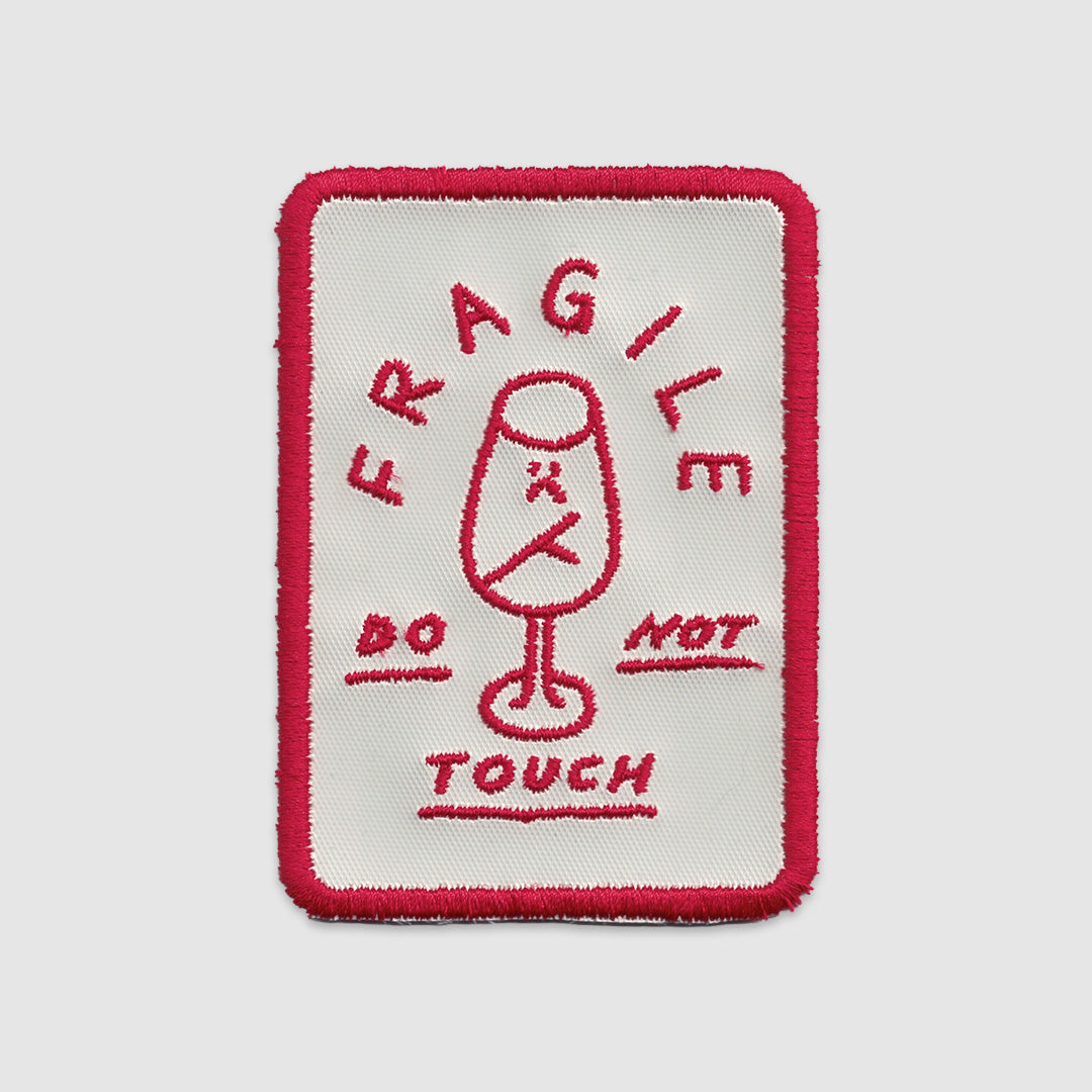 Fragile Embroidery Patch
