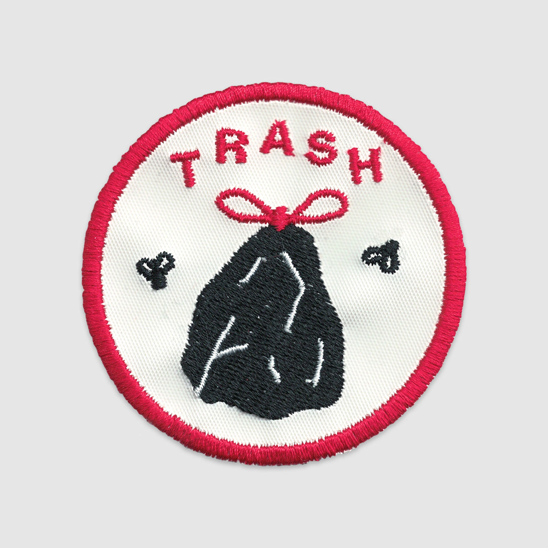 Trash Embroidery Patch