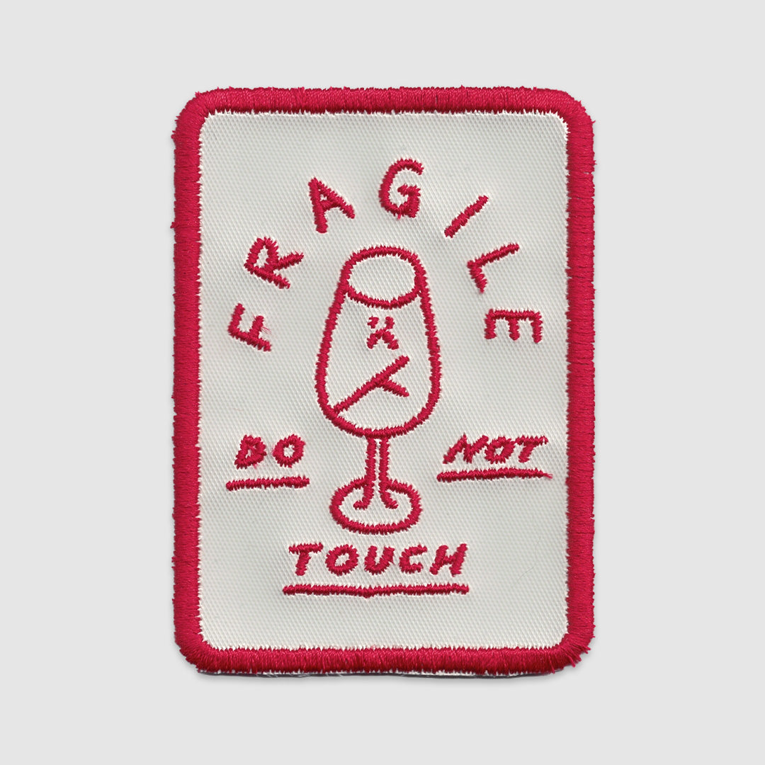 Fragile Embroidery Patch