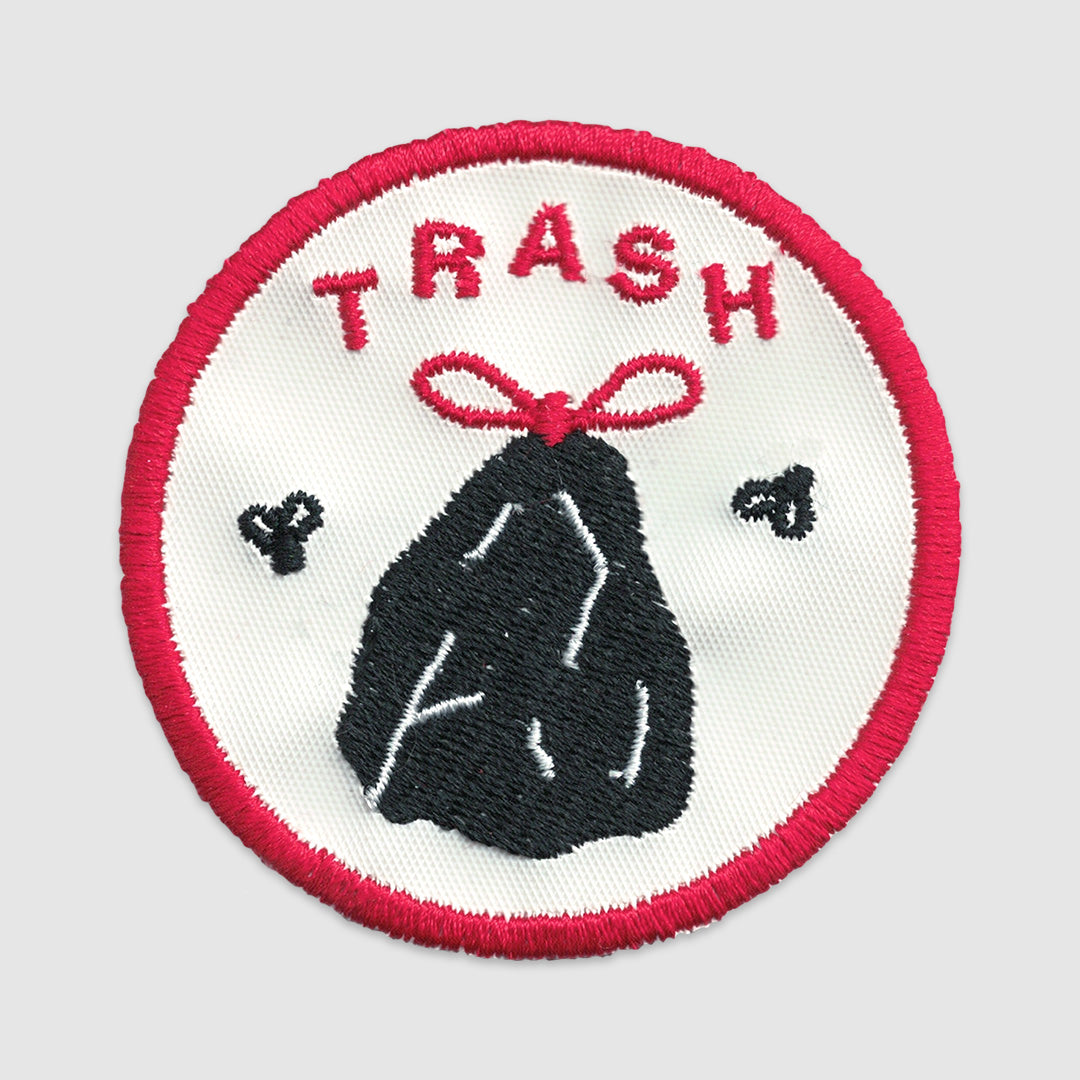 Trash Embroidery Patch
