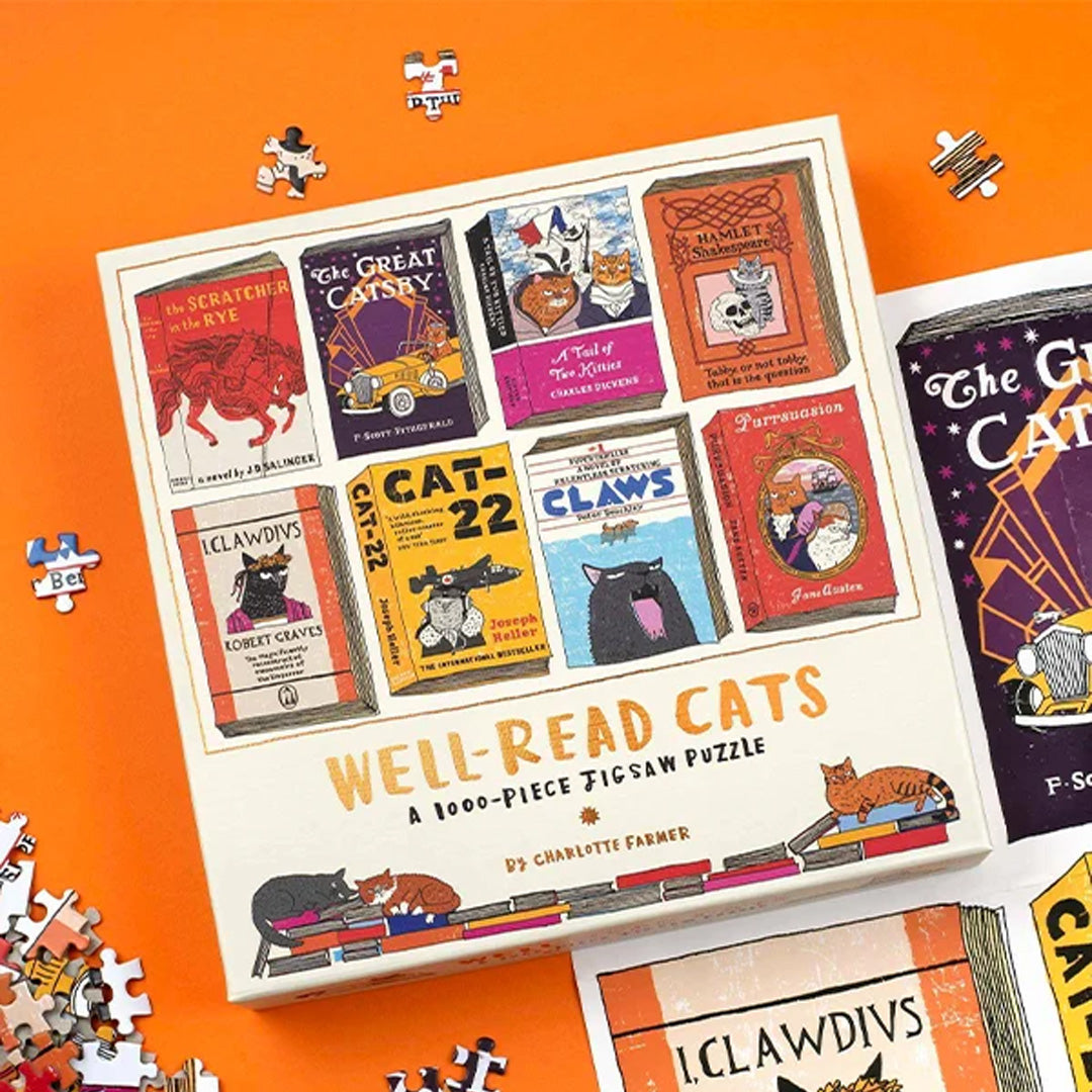 Well-Read Cats Puzzle 1000 Pcs