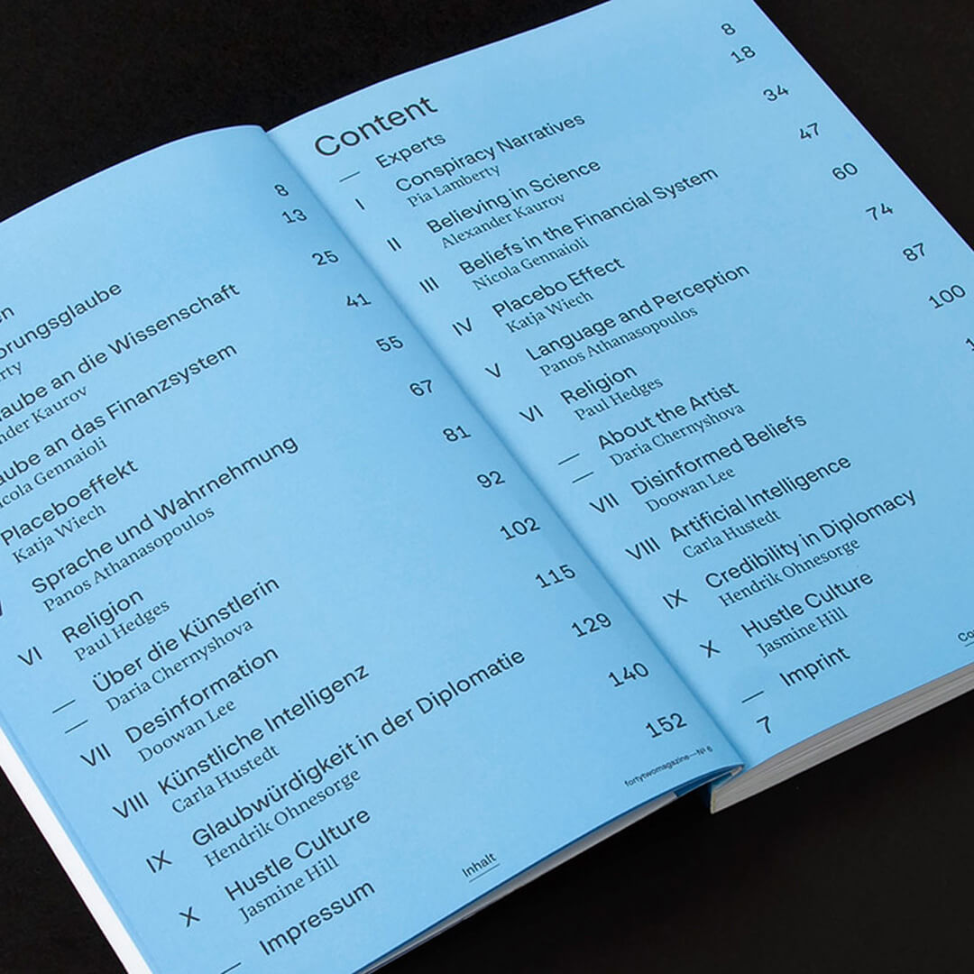 Fortytwomagazine #6 — Beliefs