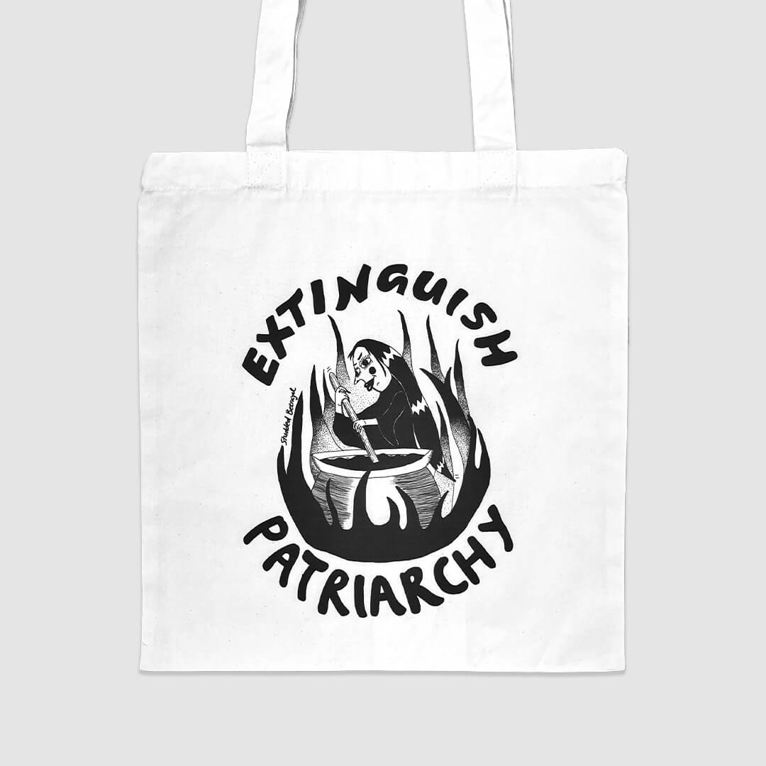 Extinguish Patriarchy Tote Bag