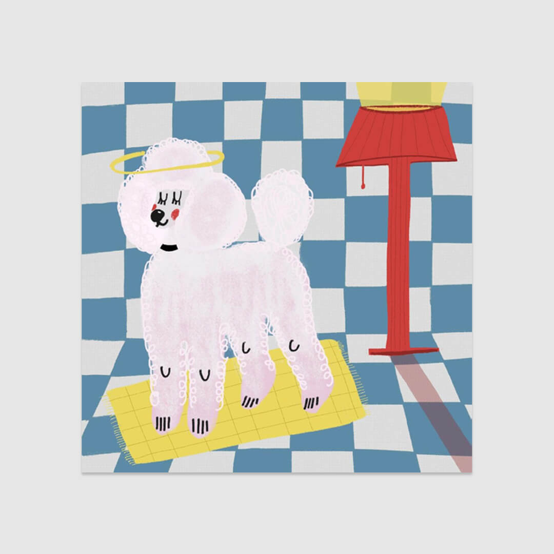Sweet Poodle Poster
