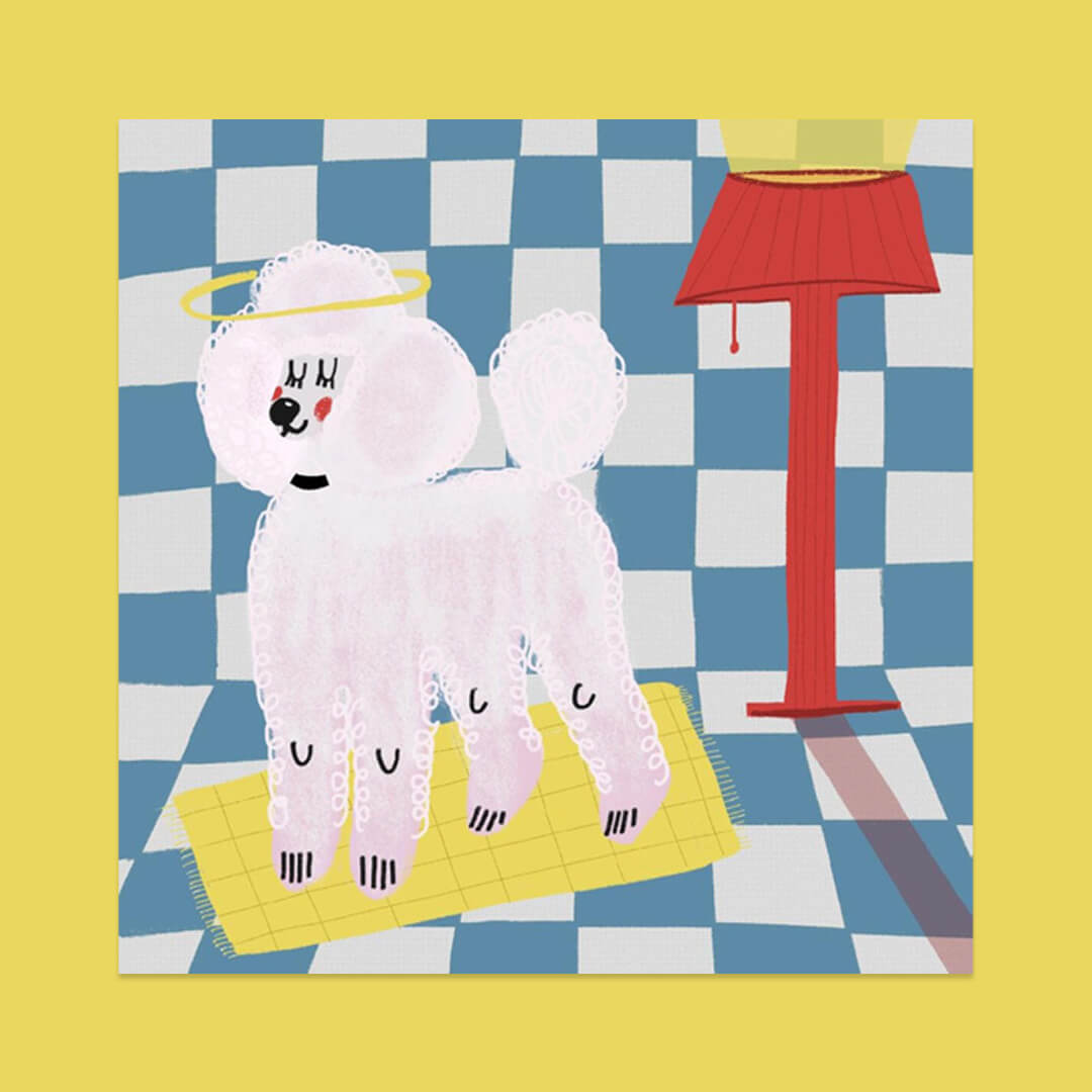 Sweet Poodle Poster