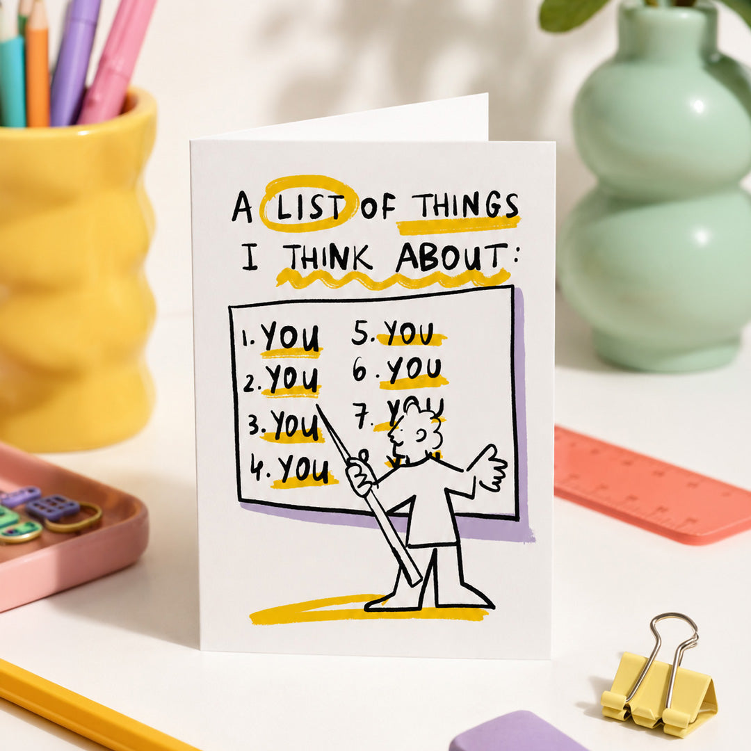 List About You Card