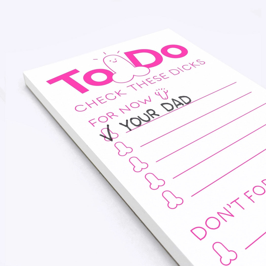 Check these Dicks To-Do Block