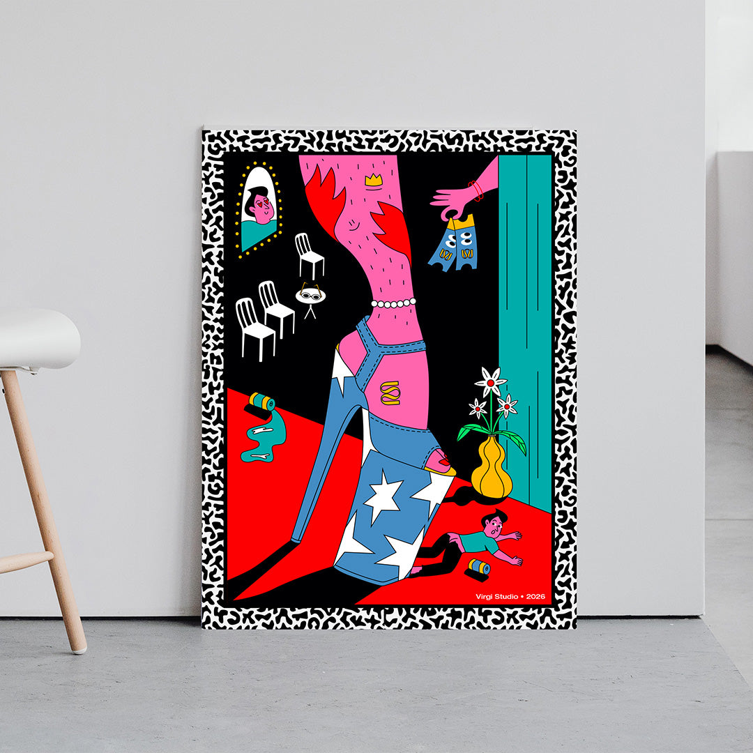 Don’t Mess with Heels Poster