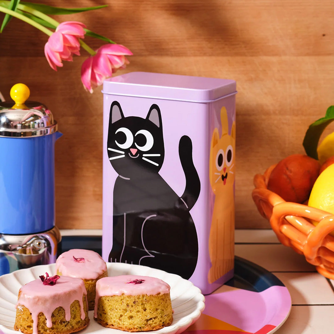 Cat Coffee Storage Tin
