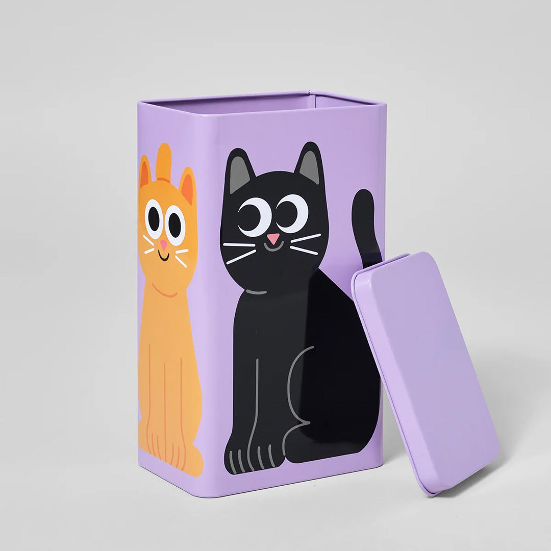 Cat Coffee Storage Tin