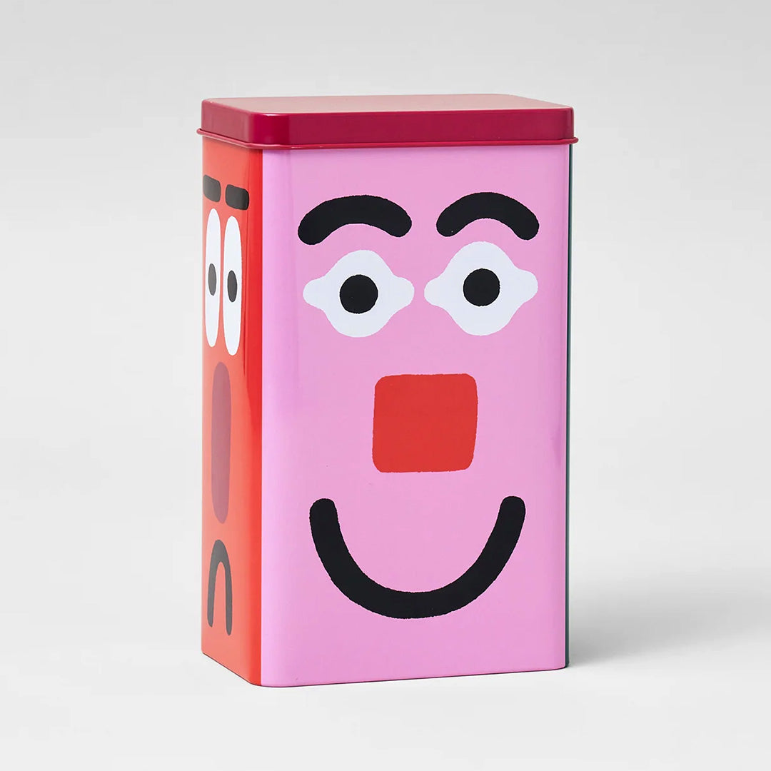 Faces Coffee Storage Tin