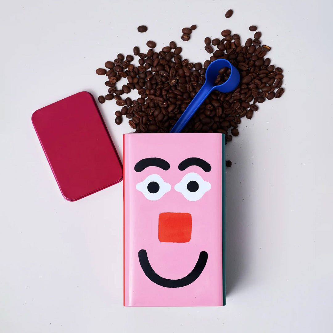 Faces Coffee Storage Tin