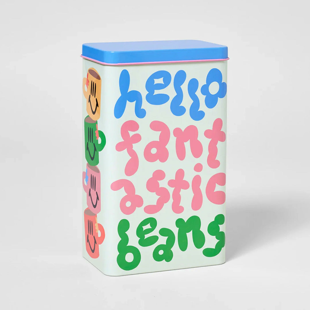 Happy Nice Brew Time Coffee Storage Tin