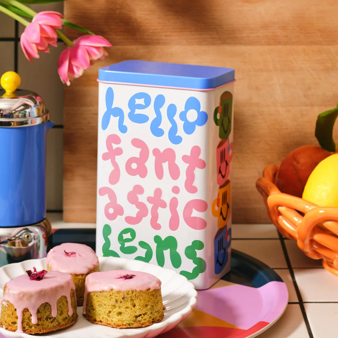 Happy Nice Brew Time Coffee Storage Tin
