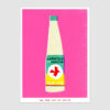 We are out of office - A Bottle Kakitiga Art Print Image 2