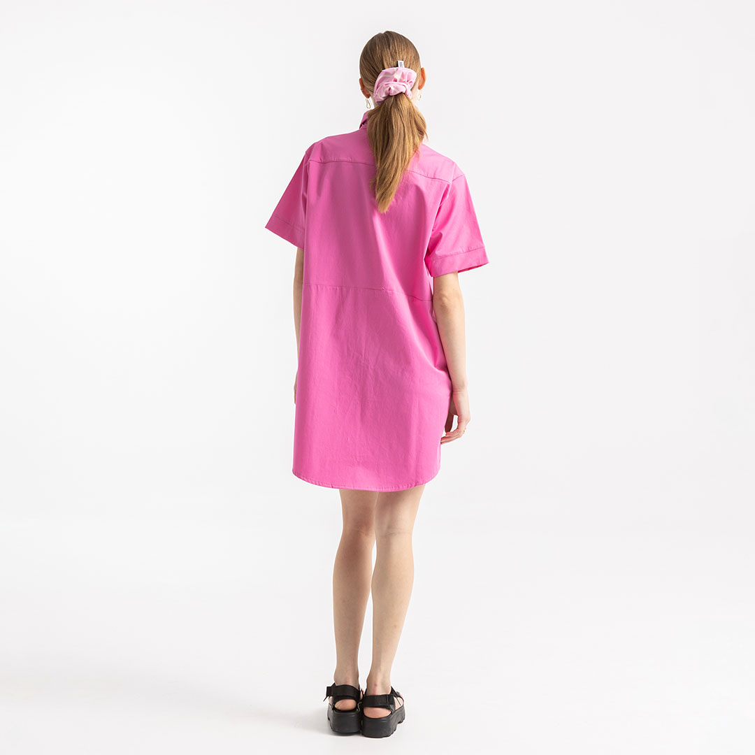Adelie Pengu - Immy Shirt Dress Intense Pink Image 5